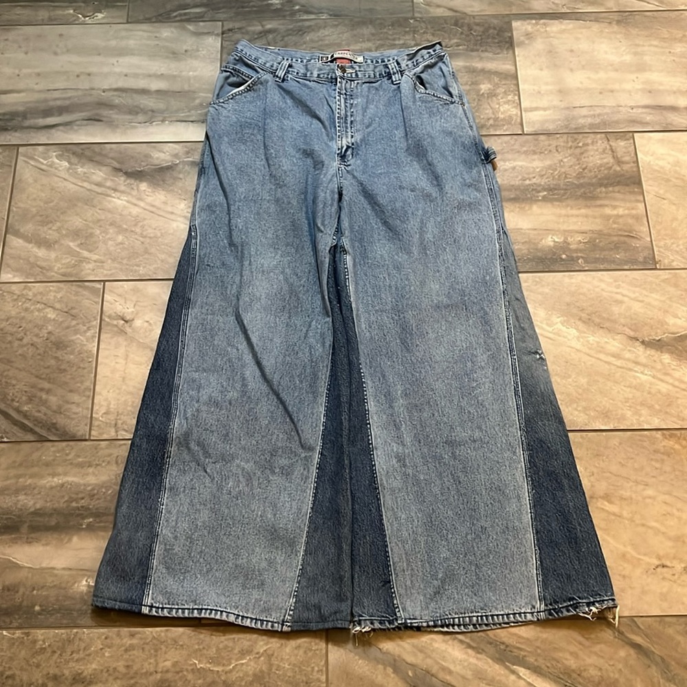Jnco like custom wide leg jeans